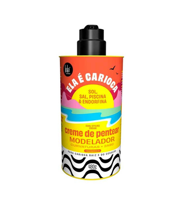 Crema de Peinado para Rizos Ela é Carioca 480gr - Lola Cosmetics - 1