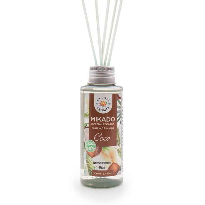 Mikado Algodon 100ml en Expositor - La Casa de los Aromas: Coco - 9