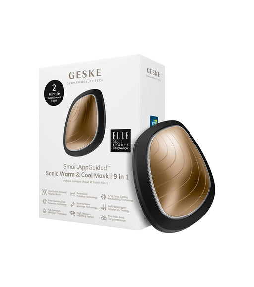 Mascarilla Facial Sonic Warm & Cool 9 en 1 - Black Gold - Geske - 2