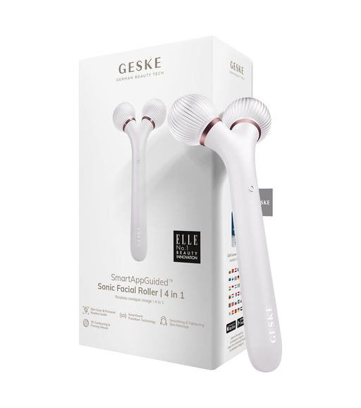 Rodillo facial sónico 4 en 1 | White Rose Gold - Geske - 2