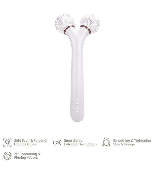 Rodillo facial sónico 4 en 1 | White Rose Gold - Geske - 3