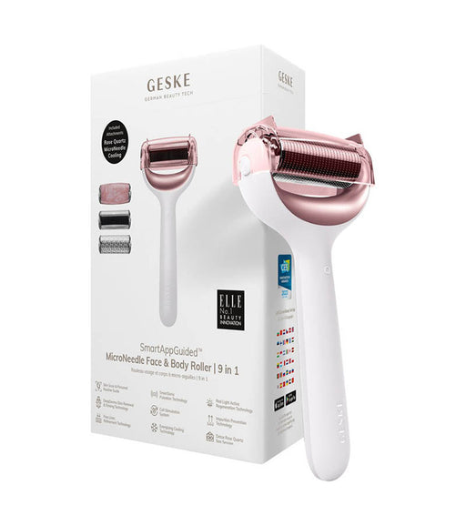 Rodillo Facial y Corporal con Microagujas 9 en 1 - White Rose Gold - Geske - 2