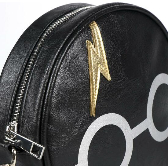 Bolso Bandolera Polipiel Harry Potter Negro - Cerdá - 5