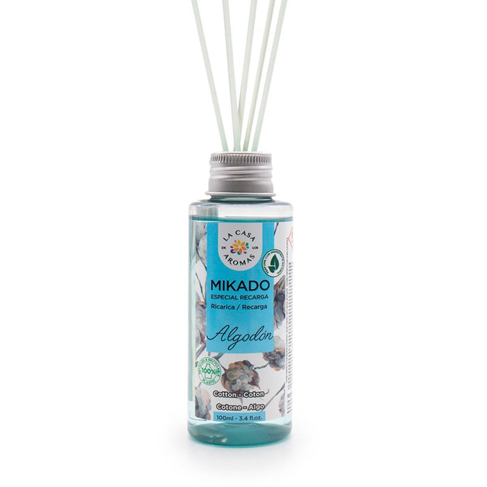 Mikado Algodon 100ml en Expositor - La Casa de los Aromas: Algodón - 7