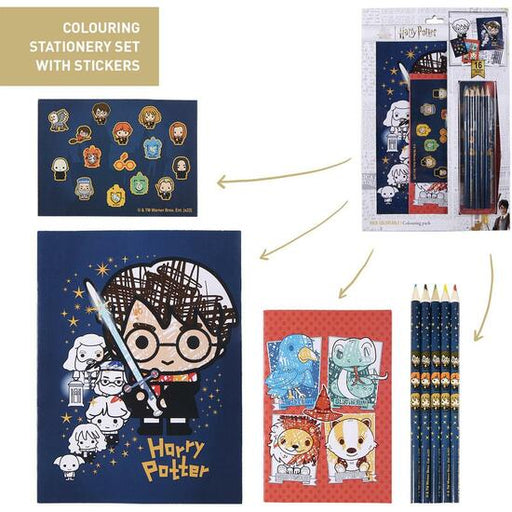 Set Papelería Coloreable Harry Potter Blue - Cerdá - 1