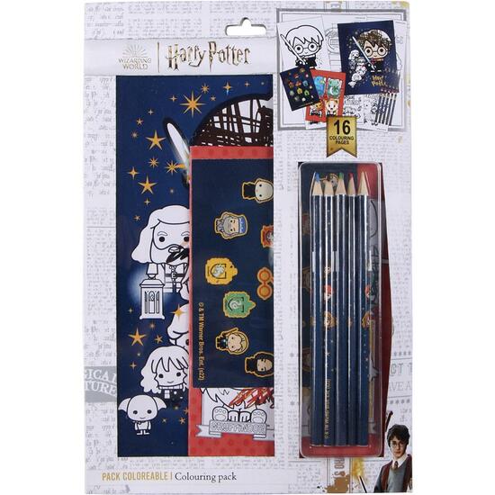 Set Papelería Coloreable Harry Potter Blue - Cerdá - 2