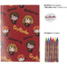 Set Papelería Escolar Harry Potter Gryffindor Rojo - Cerdá - 4