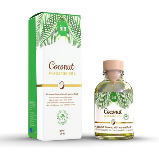 Vegan Gel de Masaje Besable Coco 30ml - Intt - 1