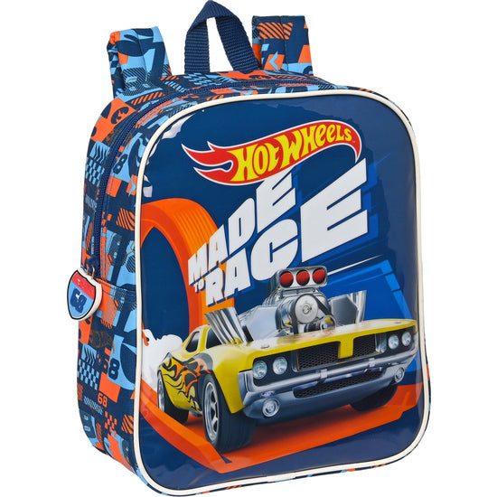 Mochila Guarderia Adapt.carro Hot Wheels "Speed Club" - Safta - 1