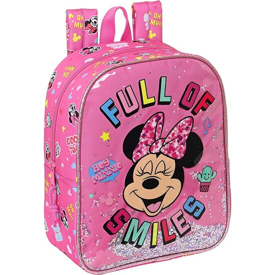 Mochila Guarderia Adapt.carro Minnie Mouse "Lucky" - Safta - 1