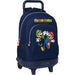 Mochila Gde. C/ruedas Compact Extraible Super Mario - Safta - 1