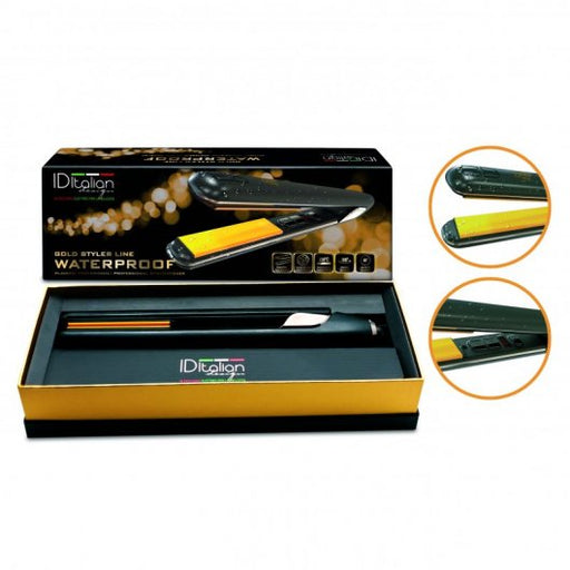 Plancha de Pelo de Cerámica Gold Styler Waterproof - Id Italian Design - 1