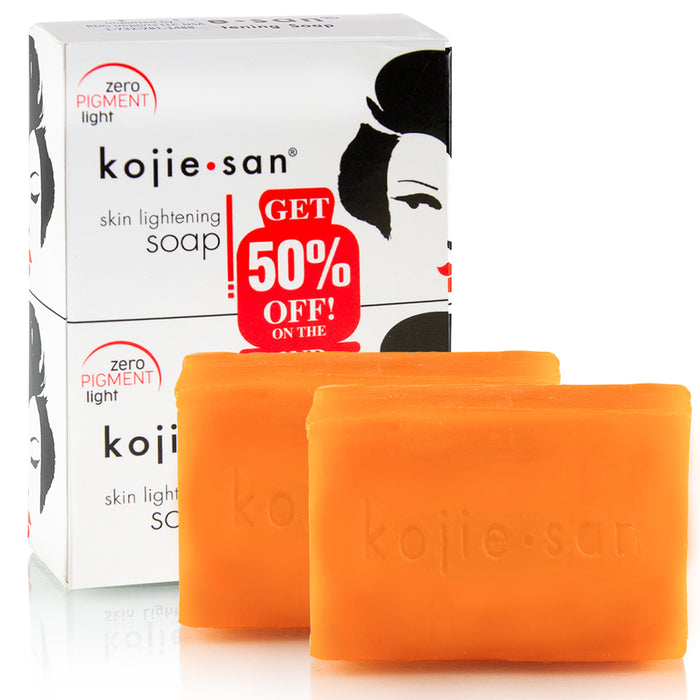 Pastillas de Jabón de Ácido Kójico - Skin Lightening Soap - Kojie San: 2x 135gr - 5