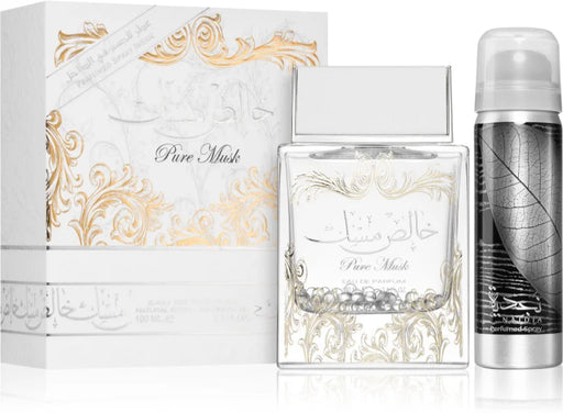 Eau de Parfum Pure Musk 100ml + Desodorante 50ml - Lattafa - 1