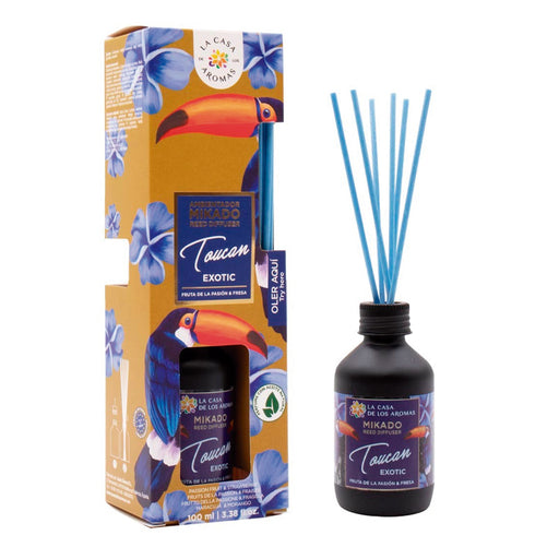 Mikado Ambientador Toucan Exotic 100 ml - La Casa de los Aromas - 1