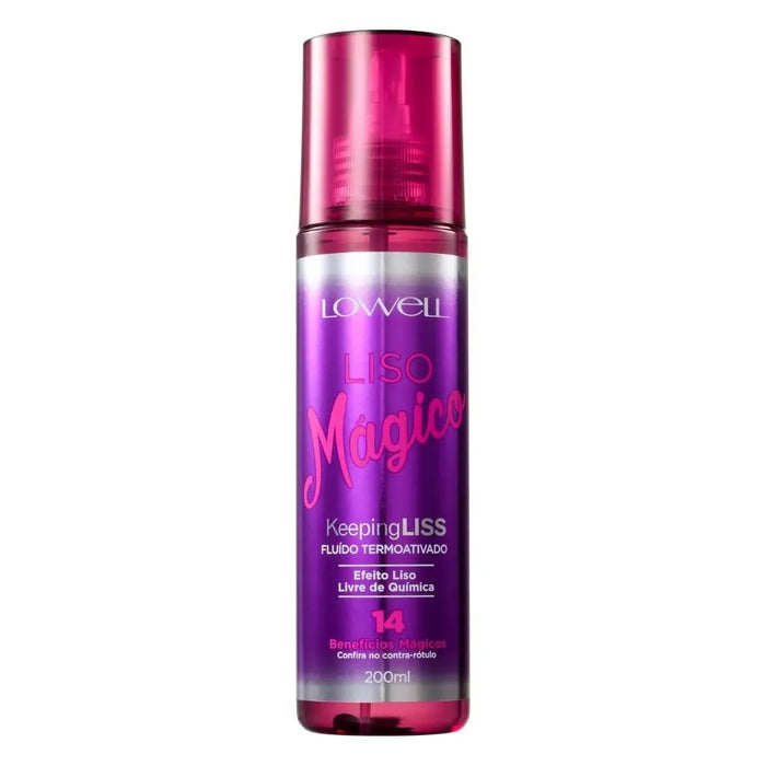 Fluido Capilar Termoactivo en Spray - Liso Mágico 200ml - Lowell - 1