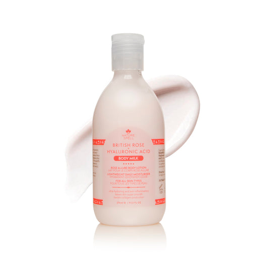 Leche Corporal con Rosa y ácido Hialurónico 276 ml - Nature Spell - 1