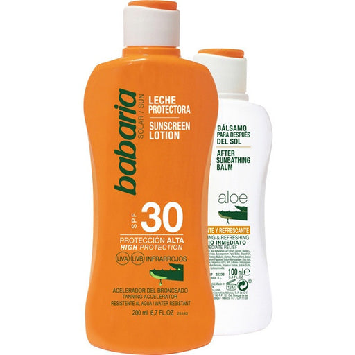 Leche Protector Solar Aloe Spf30 + After Sun - Babaria - 1