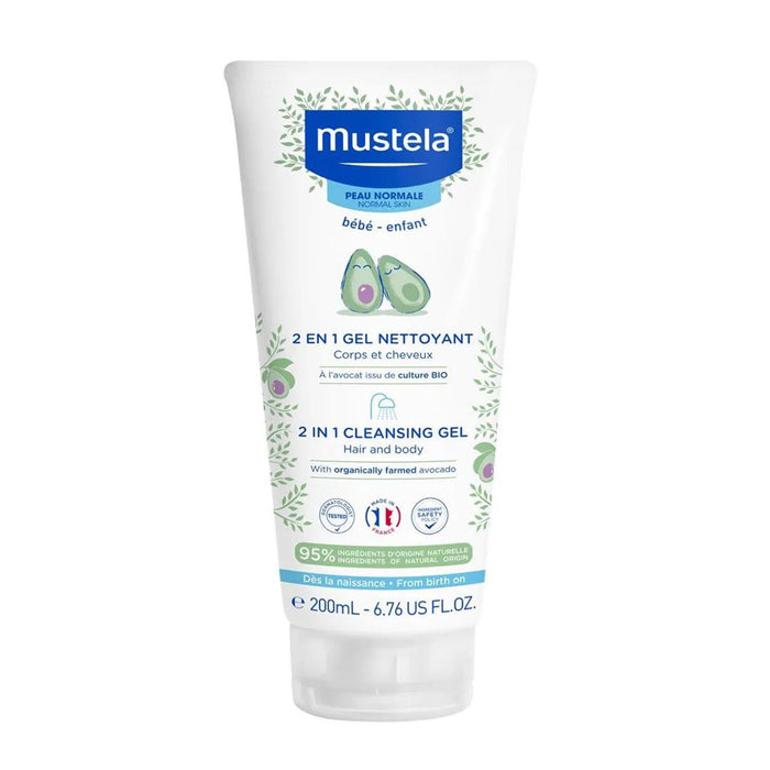 2in1 Cleansing Gel 200ml - Mustela - 1