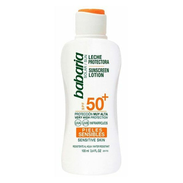 Leche Protector Solar Spf50 - 100 ml - Pieles Sensibles - Babaria - 1