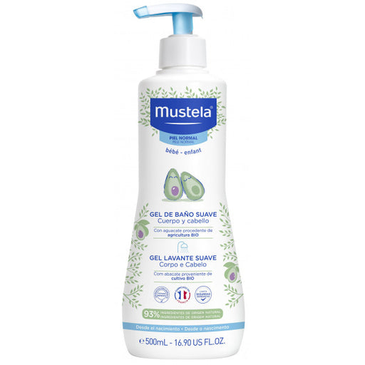 Gel de Baño Suave para Bebés 500ml - Mustela - 1