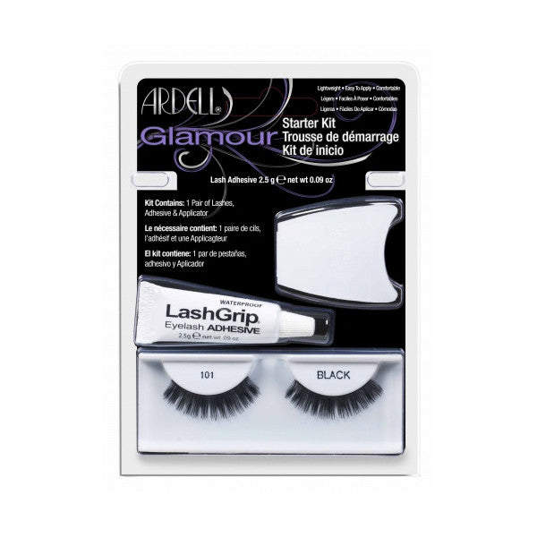 Kit Iniciacion Glamour #101-demi Black Lote 3 Pz - Ardell - 1