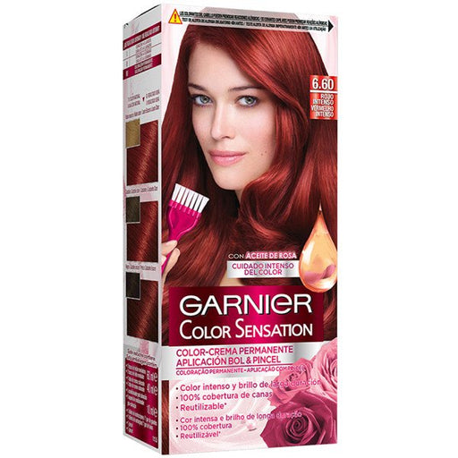 Tinte Permanente Color Sensation 6.60 Rojo Intenso - Garnier - 2