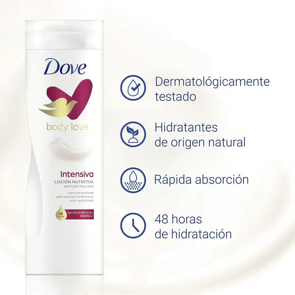 Loción Corporal Nutritiva Intensiva Piel Muy Seca - Dove - 3