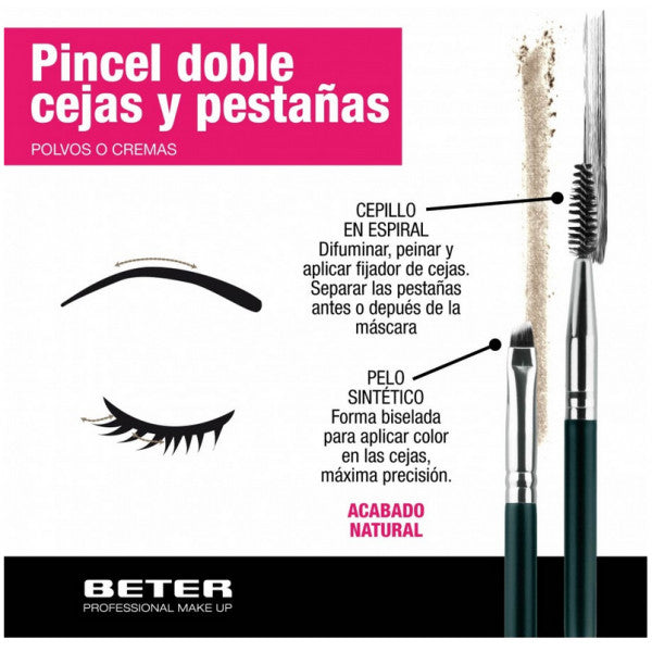 Professional Pincel de Cejas Pelo de Pahmi 1 Pz - Beter - 2