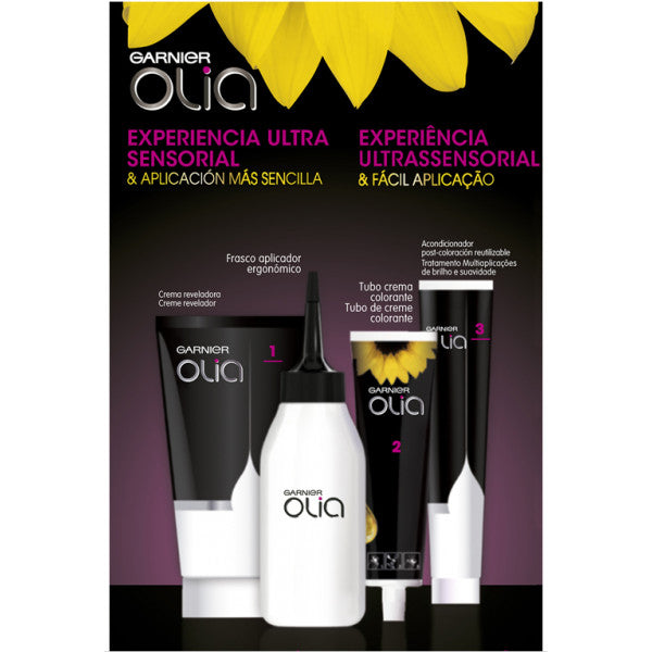 OLIA coloración permanente 7,3-golden dark blonde 4 pz - Garnier - 5