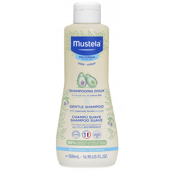 Champú Suave Cabello Delicado 500ml - Mustela - 1