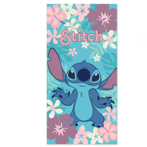 Toalla Flowers Stitch  Microfibra - Disney - 1