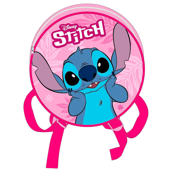 Mochila Redonda Stitch  27cm - Disney - 1