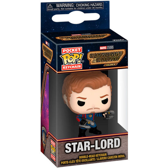 Llavero Pocket Pop Marvel Guardianes de la Galaxia 3 Star-lord - Funko - 1