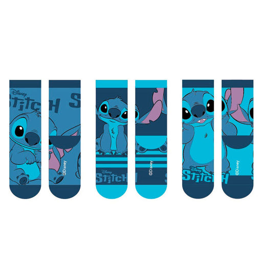 Set 3 Calcetines Stitch Disney Infantil Surtido - Disney - 1