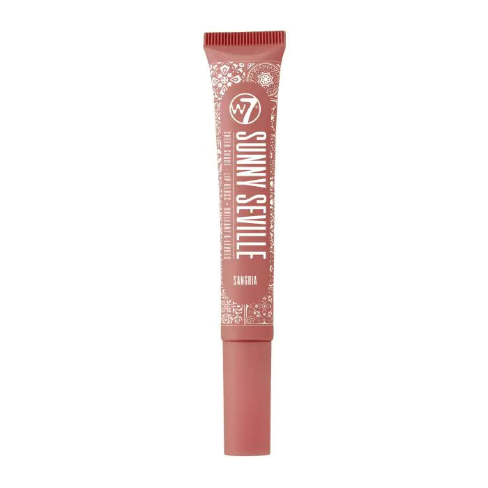 Brillo de Labios Transparente Sunny Seville 12ml - W7 : Sangria - 1