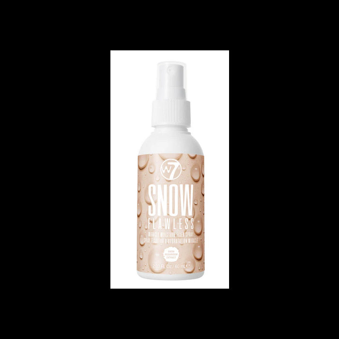 Spray Fijador Maquillaje Snow Flawless Miracle Moisture 60 ml - W7 - 1