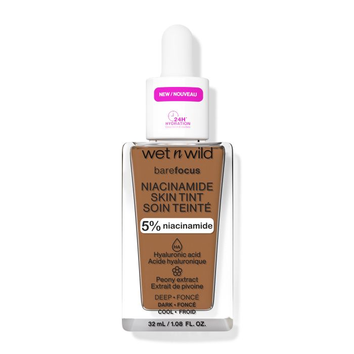 Base de Maquillaje Bare Focus Niacinamide Skin Tint - Wet N Wild: Deep - 5