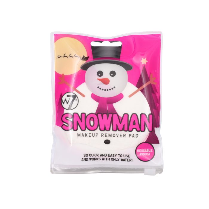 Disco Desmaquillante Reutilizable - W7 : Snowman - 1