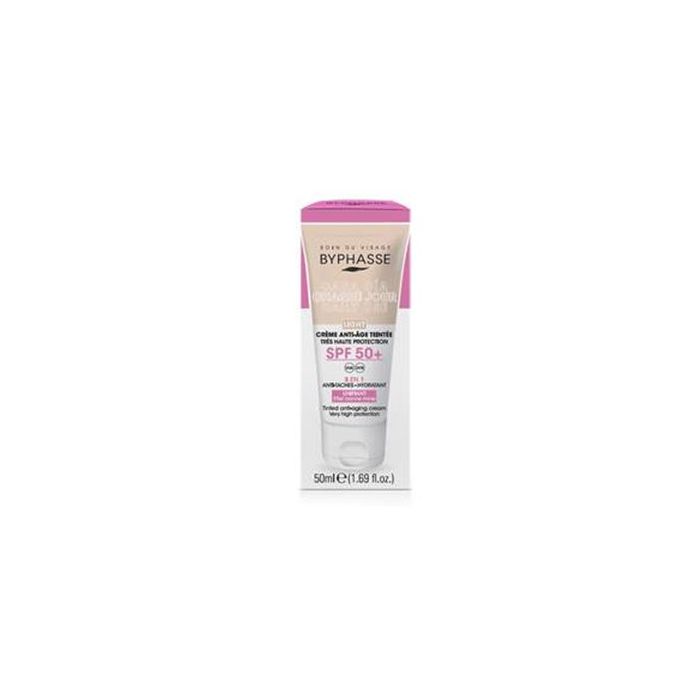 Crema Facial Antiedad con Color Spf 50+ 50 ml - Byphasse - 1