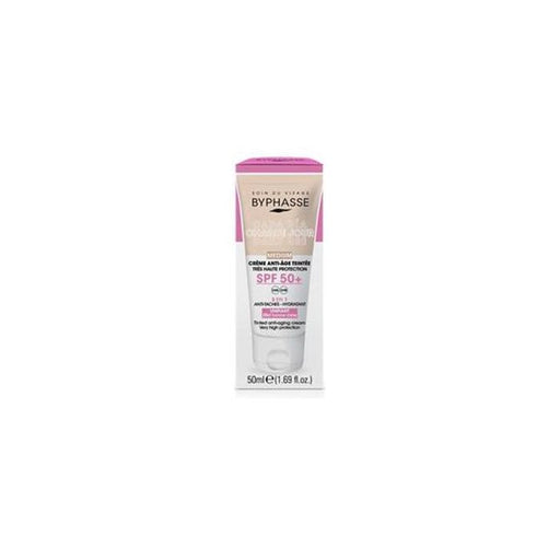 Crema Facial Antiedad con Color Spf 50+ - Byphasse - 1