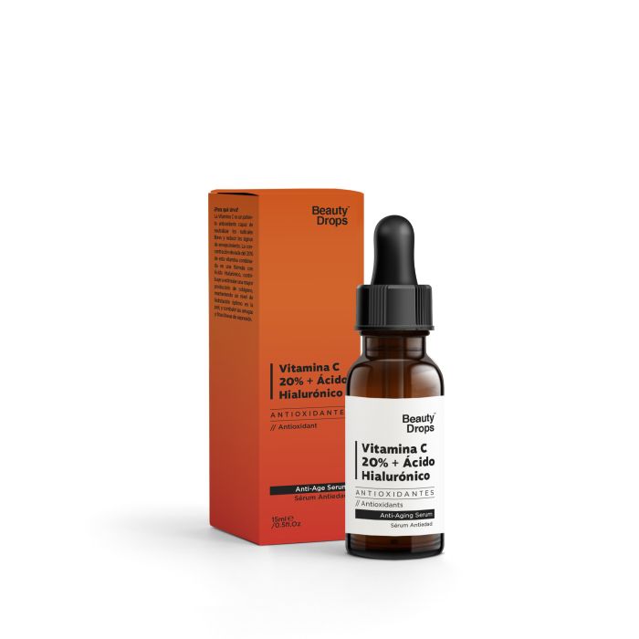 Sérum Antiedad Vitamina C 20% + ácido Hialurónico 15 ml - Beauty Drops - 1