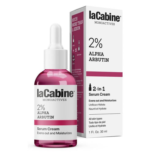 Monoactives 2% Alpha Arbutin 2 en 1 Serum Crema 30 ml - La Cabine - 1