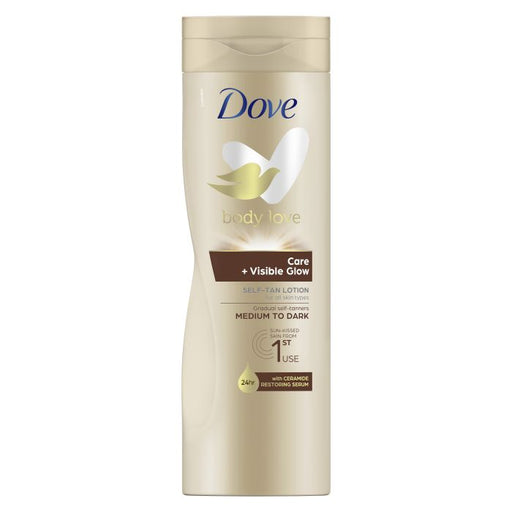 Visible Glow Loción Autobronceadora 400 ml - Dove - 1