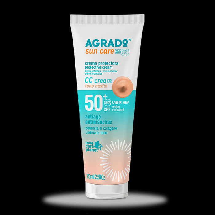 CC Cream SPF50+ - Tono Medio 75 ml - Agrado - 1