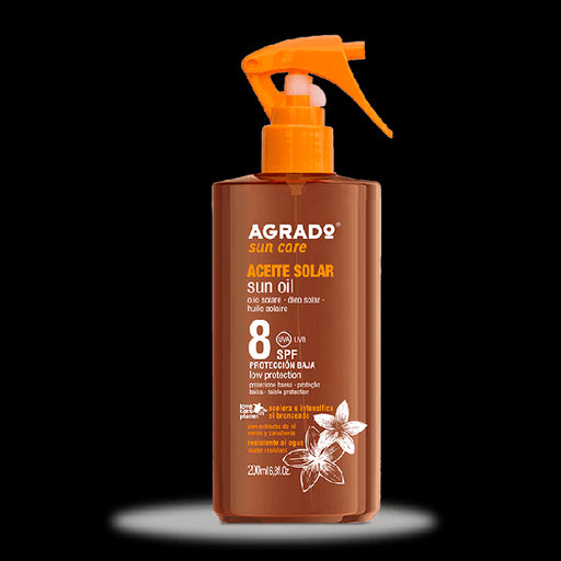 Aceite Solar Spf8 200 ml - Agrado - 1