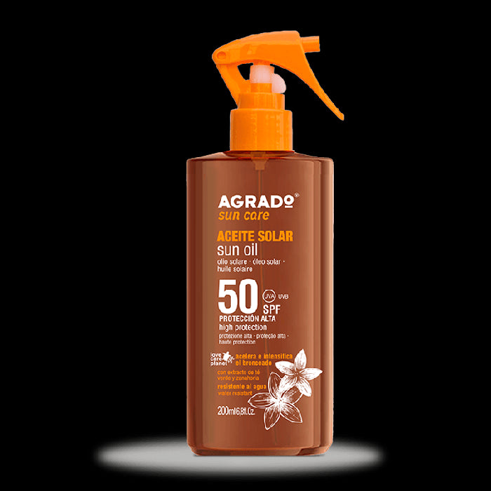 Aceite Solar Spf50 200 ml - Agrado - 1