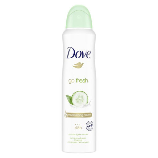 Desodorante Spray Go Fresh Pepino - Té Verde 150 ml - Dove - 1