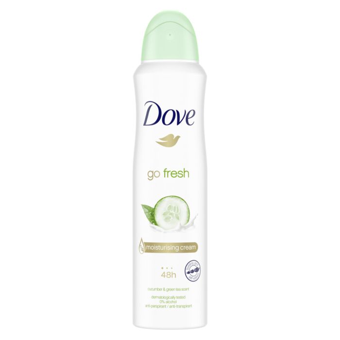 Desodorante Spray Go Fresh Pepino - Té Verde 150 ml - Dove - 1