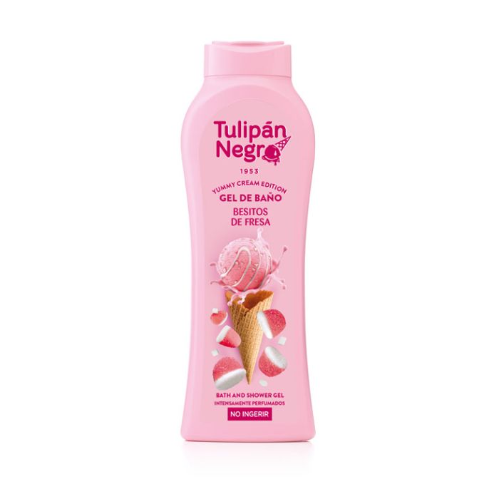 Gel de Baño Besitos de Fresa 650ml - Tulipan Negro - 1